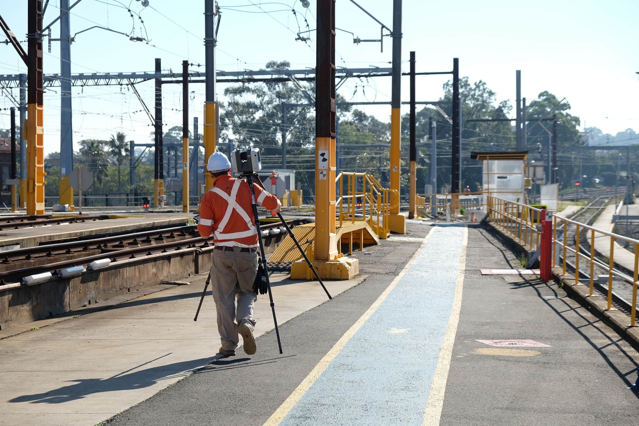 reality capture services for digital engineering include laser scanning and survey of rail corridor