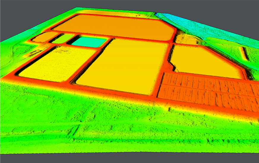 Lidar classified point cloud