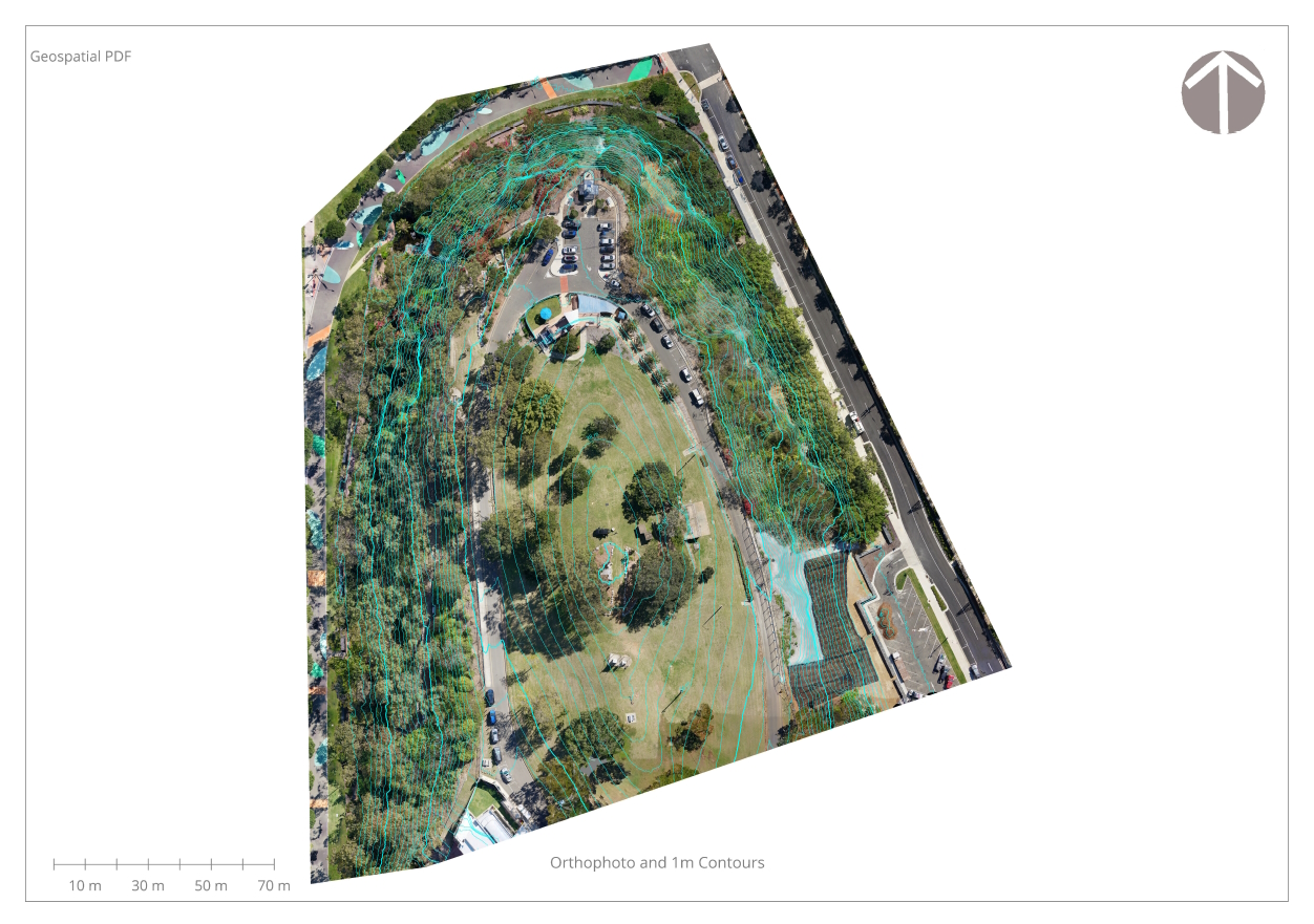 geospatial pdfs elevation contours for Survey of council owned lookout