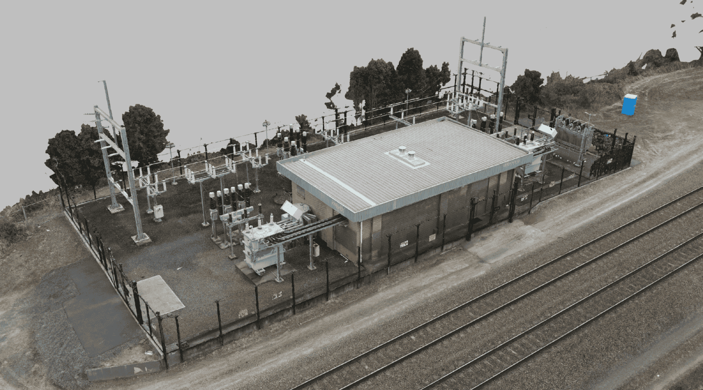 photogrammetry model of sub station